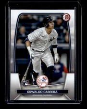 2023 Bowman #32 Oswaldo Cabrera Yankees Rookie