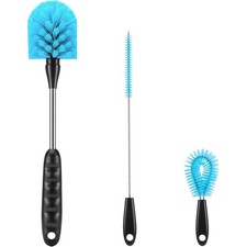 12.2 inch Bottle Brush Set of Three  Washable Coffee Cups, Water Bottles, Baby...