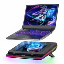 Supercharged Laptop Cooling pad with Continuously Variable Speed turbofan,Sea...