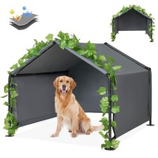 Large Dog Shade Shelter Outdoor Tent Dog House for Large Medium Dogs, Outside...