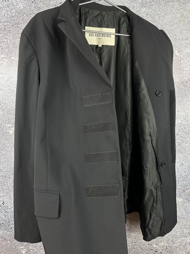 Dirk Bikkembergs Men’s Black Blazer Jacket Size 52, L-XL - Picture 13 of 13