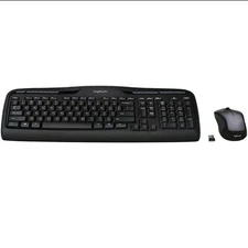 Logitech MK335 Wireless Optical Keyboard and Mouse Combo - Black/Silver