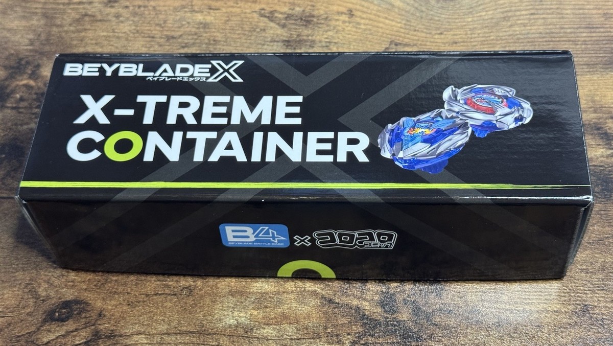 Beyblade X CoroCoro Xtreme Container Deck Box Black | eBay