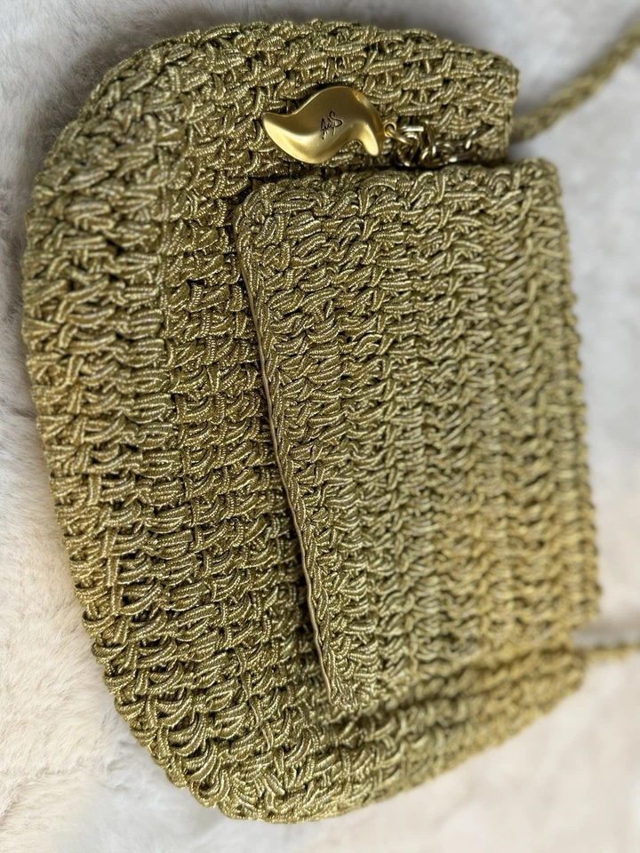 Cartera vintage con rosca dorada Sharif Foto 2 de 4