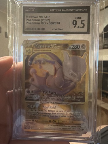 Mewtwo VSTAR graded CGC 10 for sale on eBay