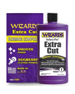 Wizards Select Pro Extra Cutting Compound Step 1 Perfect Match - Car Scratch ...