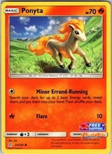 Ponyta 23/236 Common SM - Cosmic Eclipse Pokemon NM/LP