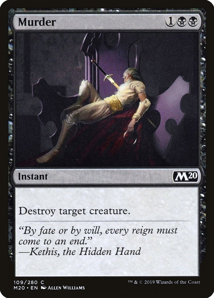 Murder - 109 - NM - Core Set 2020