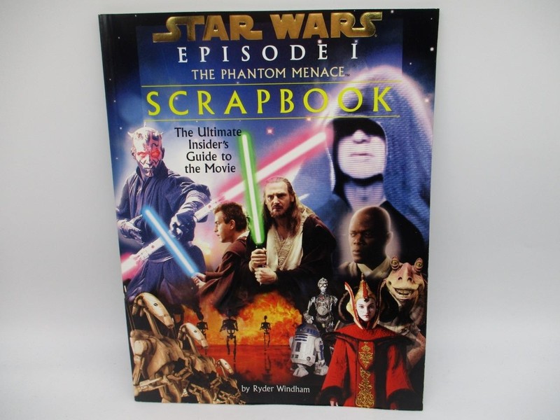 STAR WARS EPISODE 1 SCRAPBOOK GOOD CONDITION PRE-OWNED 1999