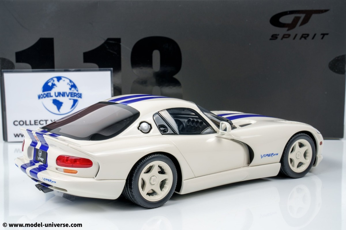 GT Spirit - 1:18 Dodge Viper GTS White 1996 - Limited Edition