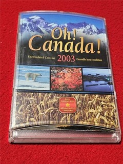 Oh Canada 2003 Uncirculated 7 Coin Mint Set RCM #MF 3064