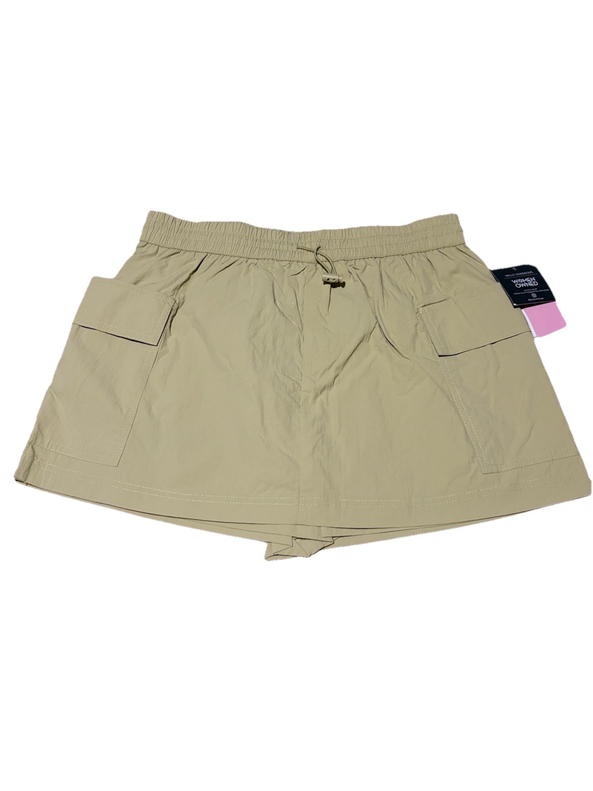 Grayson Threads Beige Skort Women’s Small Cargo Pockets Nylon NWT