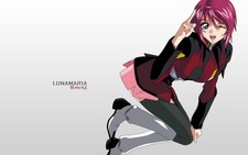 Gundam anime mobile suit seed girls pink hair Custom Gaming Mat Desk 2074