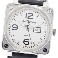 Orologio Uomo Automatico Bell&Ross Meter Data BR01-96 Data Quadrante Argento_899161