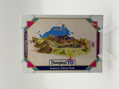 Disneyland 70th CONCEPT ART #141 Casey Jr. Circus Train Fantasyland