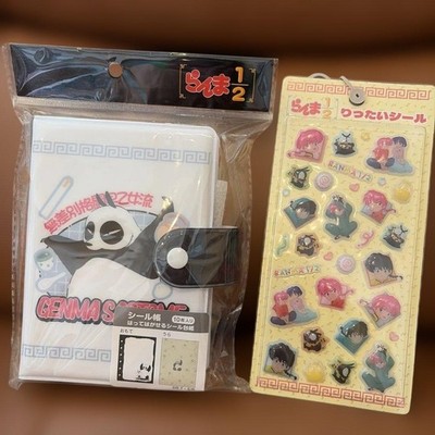 Ranma 1/2 Sticker Book Rittai Set Mini Notebook Binder