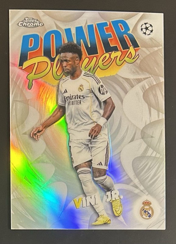 2025-26 Topps Chrome UEFA Club Competitions Power Players Vinicius Vini Jr