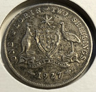 elf Australia 1 Florin 1927 (m) Silver   George V — photo 2