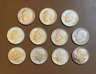 1964 Silver Dimes 90% Silver Coins (lot Of 11)