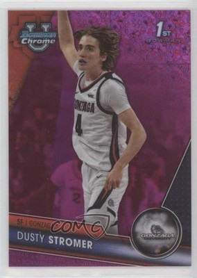 2023 Bowman U Chrome Fuchsia Mini-Diamond Refractor 90/150 Dusty Stromer #28 0c6