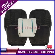 For 2003 2004 2005 Dodge Ram 1500 2500 SLT Both Side Cloth Seat Cover Dark Gray