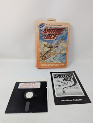 Spitfire Ace Atari 400 800 XL XE 48k 5.25 Floppy Disk Diskette Video Game