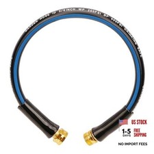 Short Garden Hose 2ft x 5/8",Leader Hose for Hose Reel 2ft-Male to female