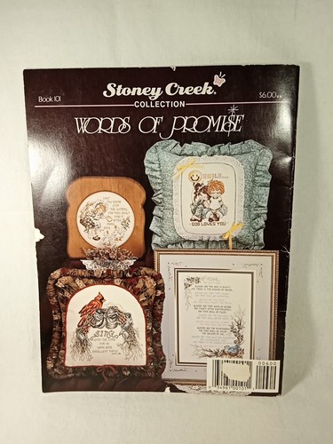 Words Of Promise Cross Stitch Pre-owned Stoney Creek 1992 - Picture 2 of 5