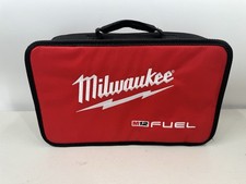 Milwaukee M12 Fuel Soft Case Tote Tool Bag Empty Red Black Tough Fabric