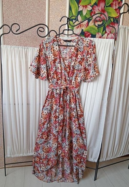 Women F&F Dress Multicolor Viscose S