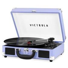 Victrola Journey Bluetooth Portable Suitcase Record Player   with Builtin Spe...
