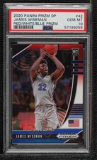 2020 Panini Prizm Draft Picks Red White & Blue James Wiseman PSA 10 GEM MT 01az