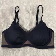 Honeylove Small Bra Black Crossover Wireless Back Closure Removable Pads