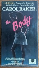 THE BODY * VHS * IL CORPO * CAROL BAKER * sizzling romantic triangle