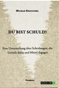 Du bist schuld! Eine Untersuchung über Scheidungen, die Gründe dafür und Mittel