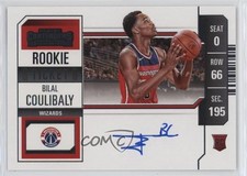 2023-24 Panini Contenders Rookie Ticket Variation Bilal Coulibaly #113 Auto 14mf