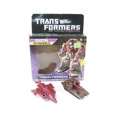 Vintage 1987 G1 Transformers Decepticon Duocon Flywheels set with box