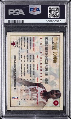 1997-98 Bowman's Best - Best Performance Michael Jordan #96 for