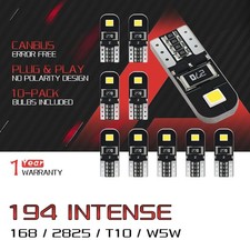 10X Super White T10 921 194 2825 158 LED Interior Dome Map Light Bulb EOA