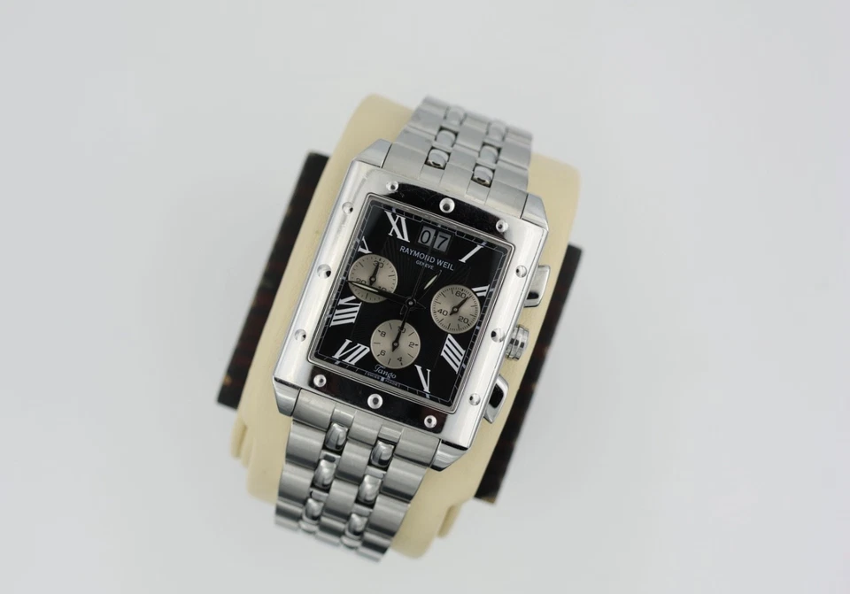 Raymond Weil Reloj Cronógrafo de Cuarzo para Hombre 4881-ST-00209 Tango Acero Esfera Negra Foto 4 de 4