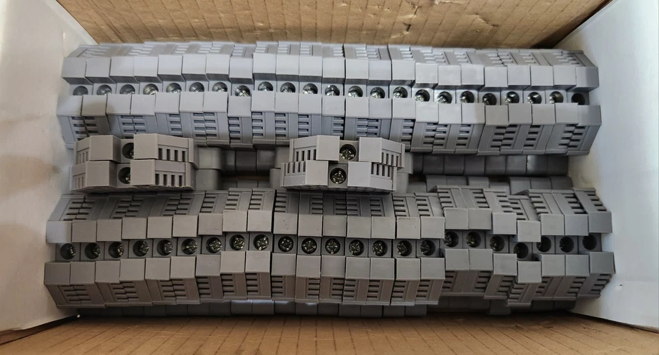 50PCS Automation Direct NECTORS DN-EB35 End Bracket For 35mm Rail R35 R35S R35HS - Image 3 of 3