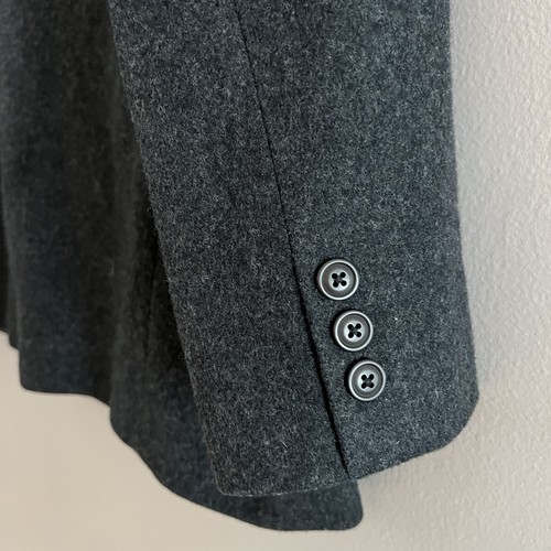 Eddie Bauer Damen Wollmischung Blazer Jacke 3-Knopf komplett gefüttert grau Gr. XL - Bild 7 von 15