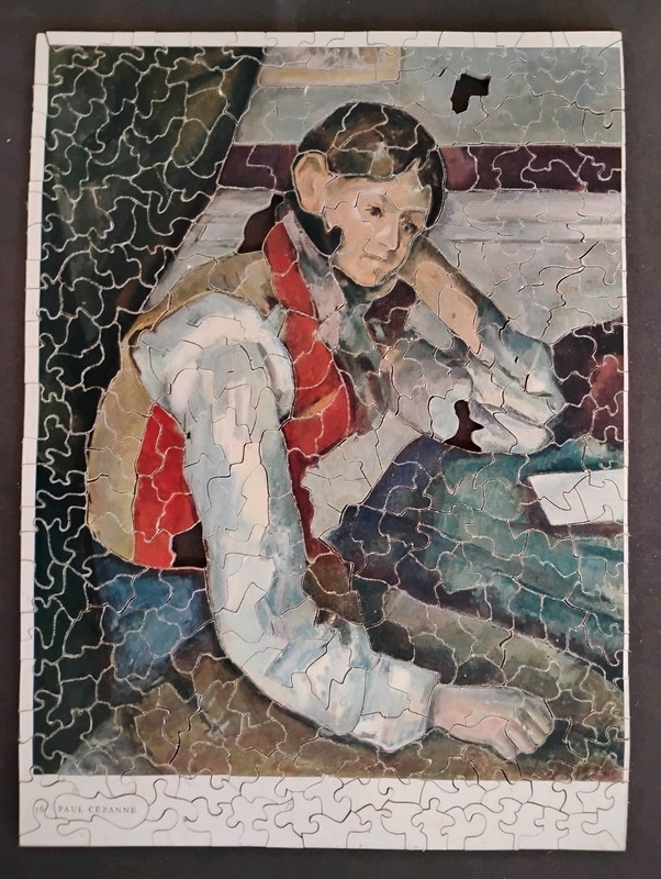 Vintage APOLLO VERA Wooden Puzzle 360 p. w/ CLC - MISSING 4 p. - CEZANNE Art