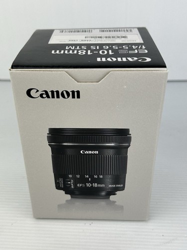 Canon EF-S 10-18mm F4.5-5.6 IS STM Wide Angle Lens In Box Like New Condition - Picture 11 of 15
