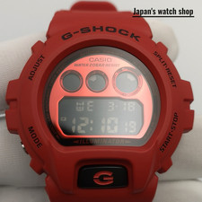 CASIO G-SHOCK DW-6900RRB-4JF ICONIC RED Limited Chrono Men's Watch New in Box