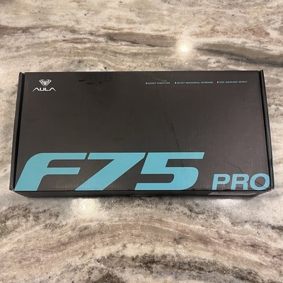AULA F75 Pro Mechanical Keyboard 80% Hot Swappable RGB Triple Mode Open Box New
