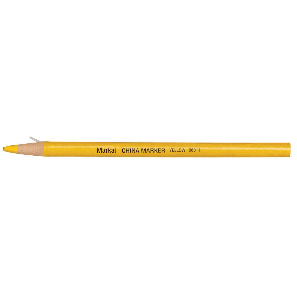 MARKAL 96011 China Marker,Waterproof,Yellow 41MW26