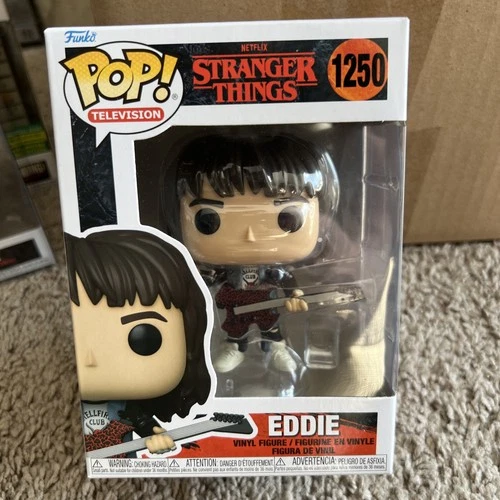 Funko Pop! Stranger Things Eddie #1250 with protector