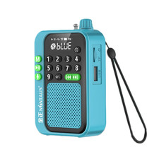 Mini Portable FM Radio Best Reception Radios 5W Wireless Bluetooth Speaker TF Ca