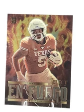 2023 Panini Select Draft Picks - En Fuego #EF-BR Bijan Robinson (RC) Falcons 